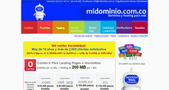 Desktop Screenshot of midominio.com.co