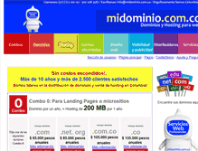 Tablet Screenshot of midominio.com.co